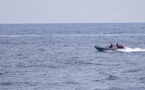 Spruance conducts routine operations