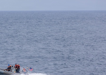 Spruance conducts routine operations