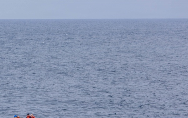 Spruance conducts routine operations