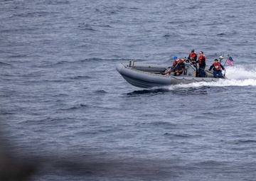 Spruance conducts routine operations