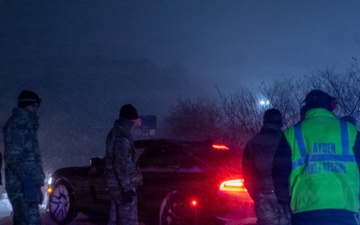 N.C. National Guard assist N.C. State Highway Patrol and Emergency Management "