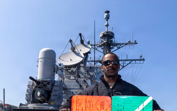 USS Michael Murphy conducts routine operations