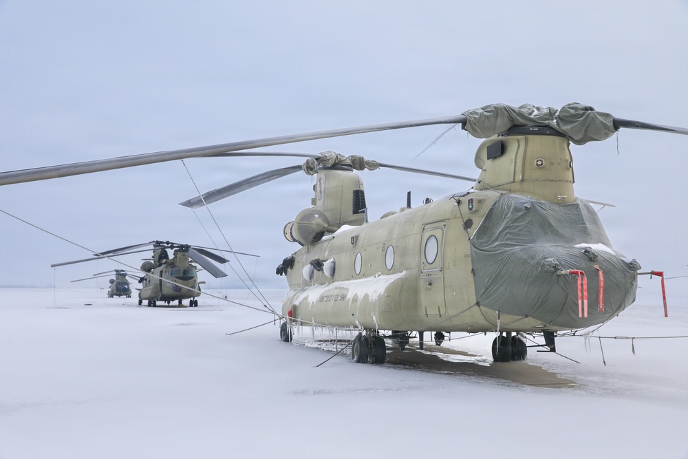Snowy CH-47s