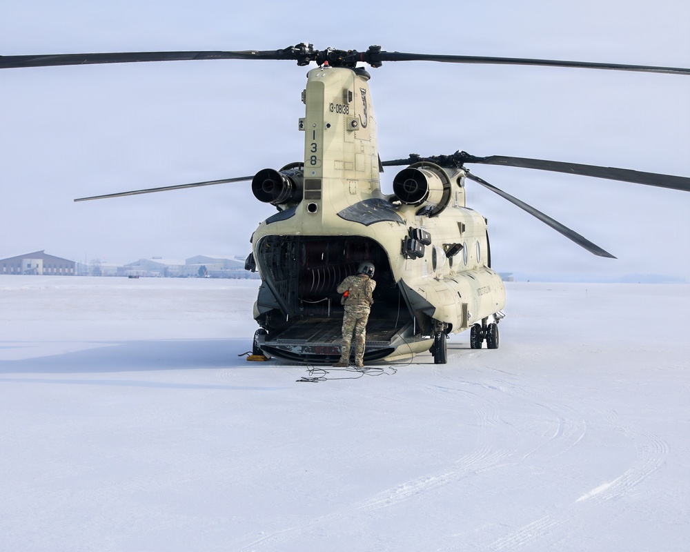 Snow on the Flightline