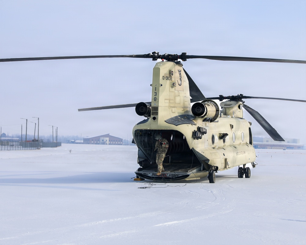 Snow on the Flightline