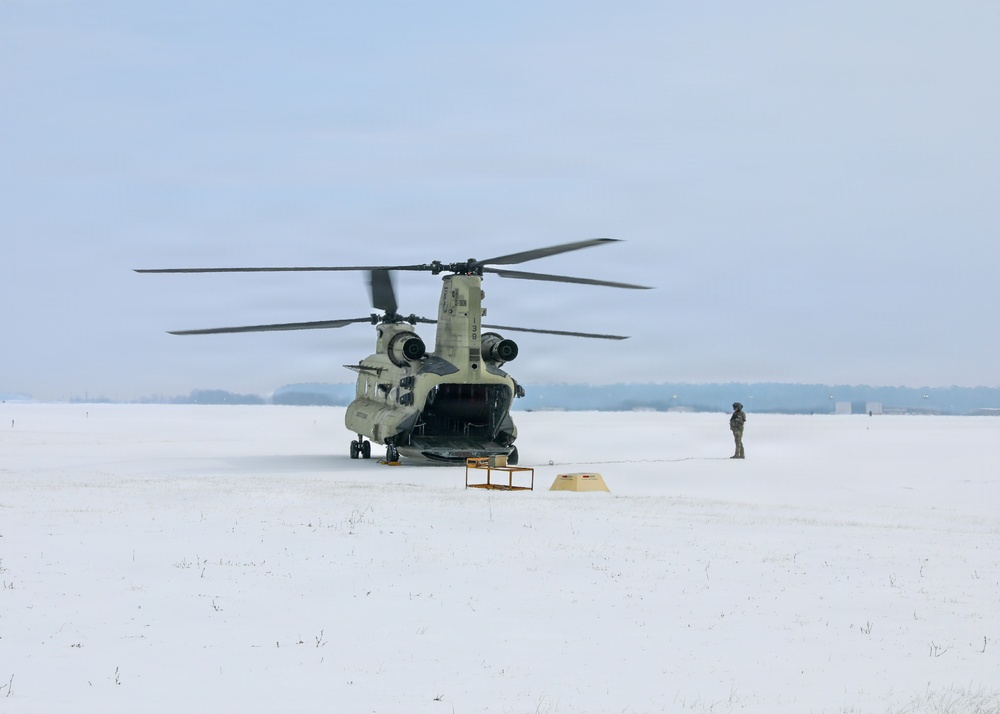 Snow on the Flightline