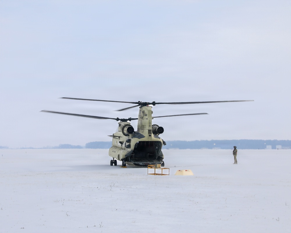 Snow on the Flightline