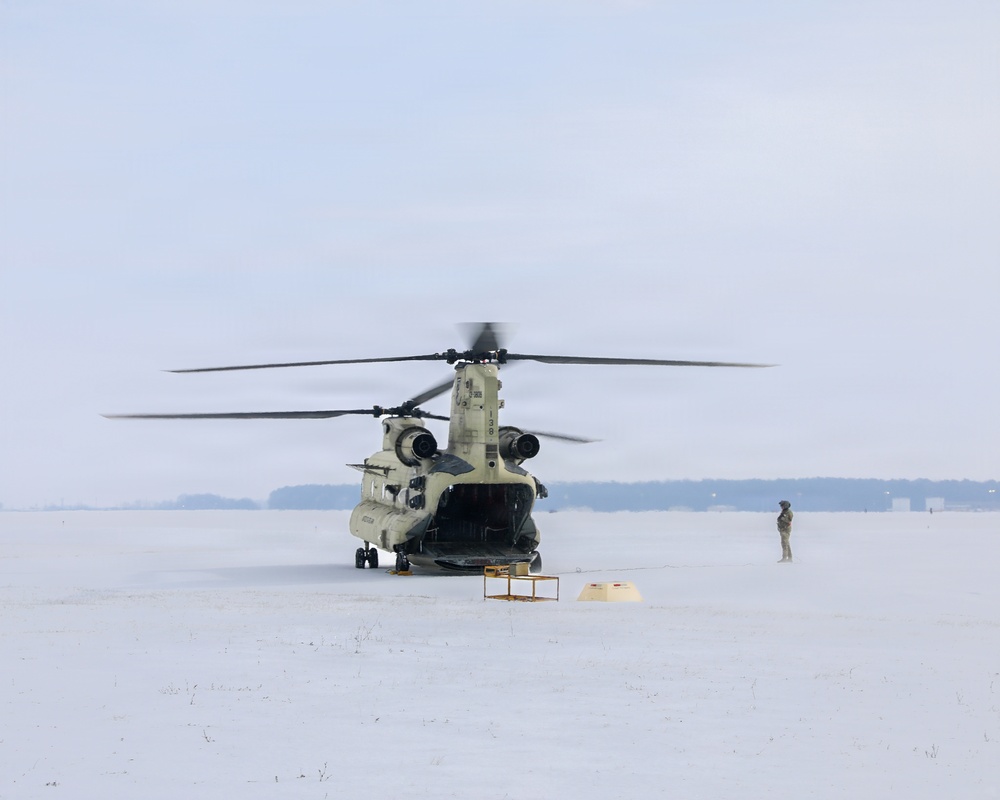 Snow on the Flightline