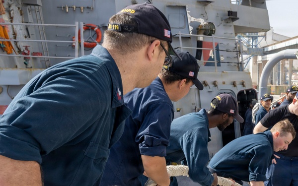 USS Delbert D. Black (DDG 119) Arrives at Eilat, Israel