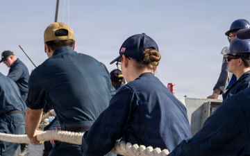 USS Delbert D. Black (DDG 119) Departs Eilat, Israel