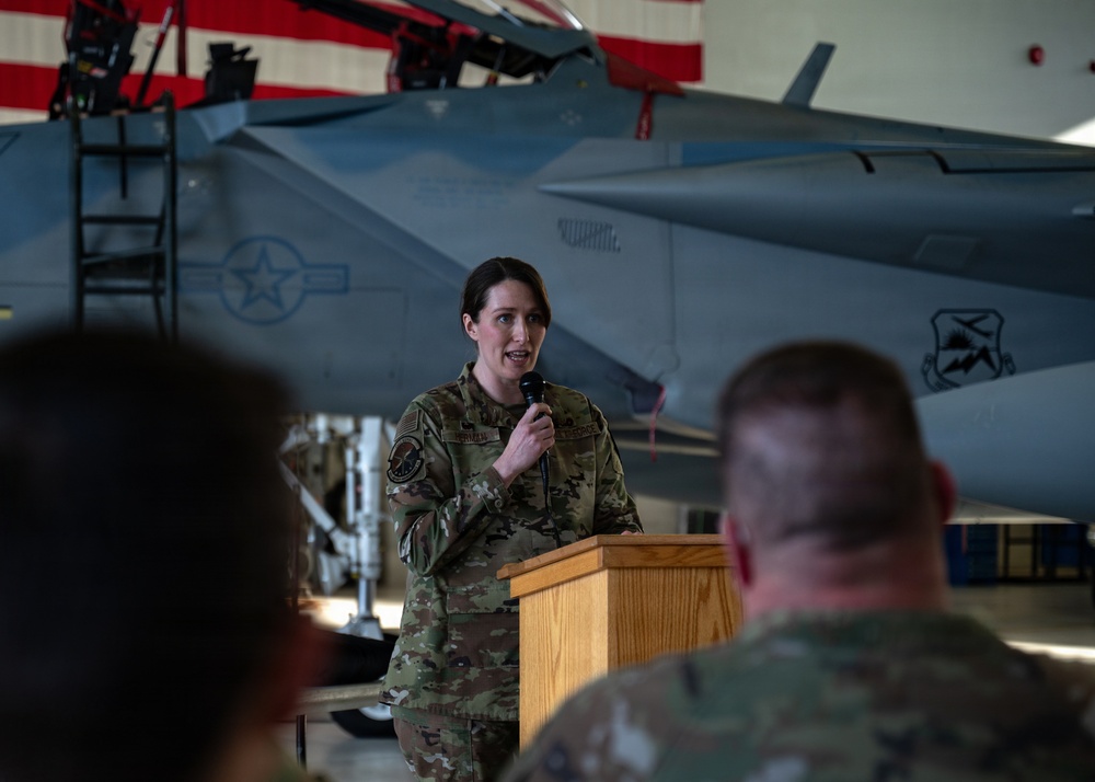 142nd AMXS holds first-ever Dedicated Crew Chief Appointment Ceremony