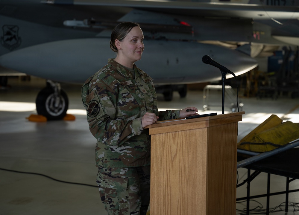 142nd AMXS holds first-ever Dedicated Crew Chief Appointment Ceremony