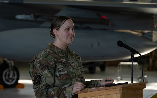 142nd AMXS holds first-ever Dedicated Crew Chief Appointment Ceremony