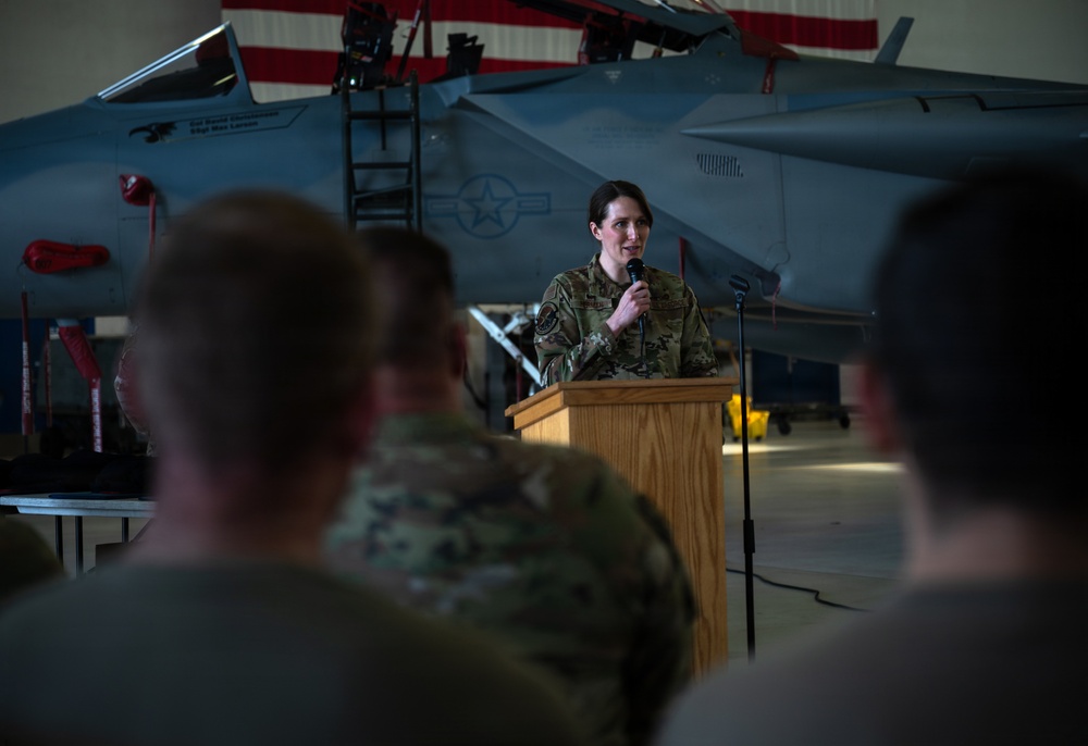 142nd AMXS holds first-ever Dedicated Crew Chief Appointment Ceremony