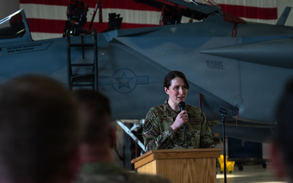 142nd AMXS holds first-ever Dedicated Crew Chief Appointment Ceremony