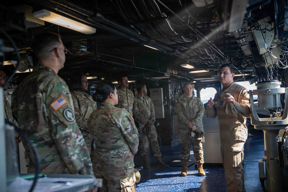 Visitors from the Army