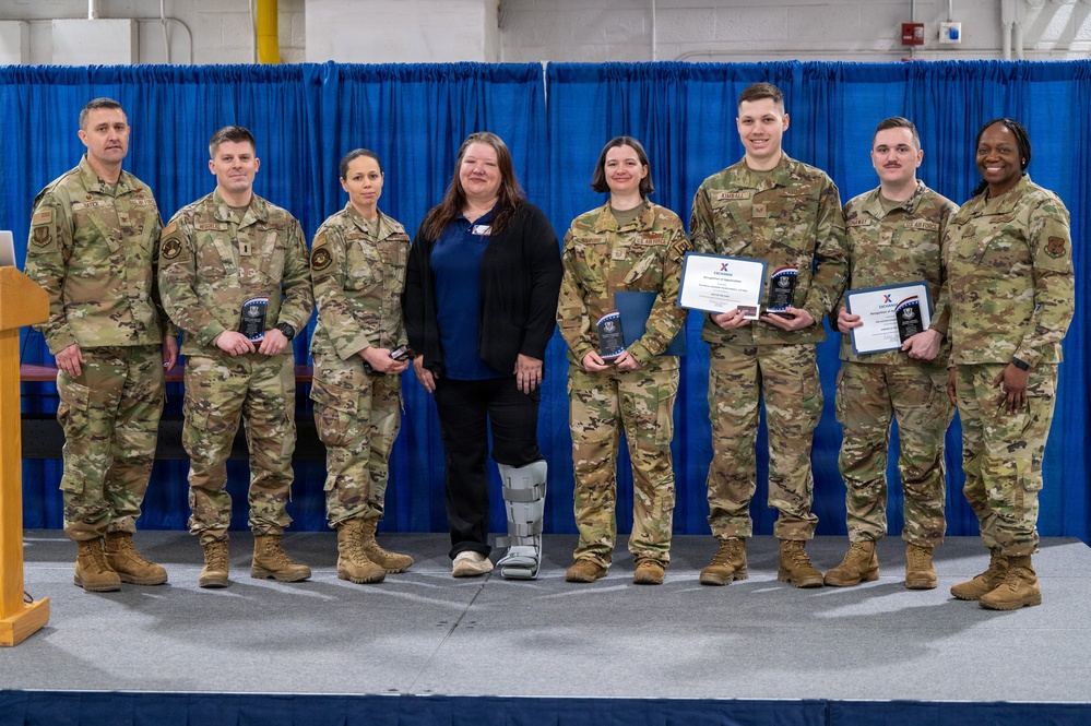 174th Attack Wing Airmen of the Year recognized during all call