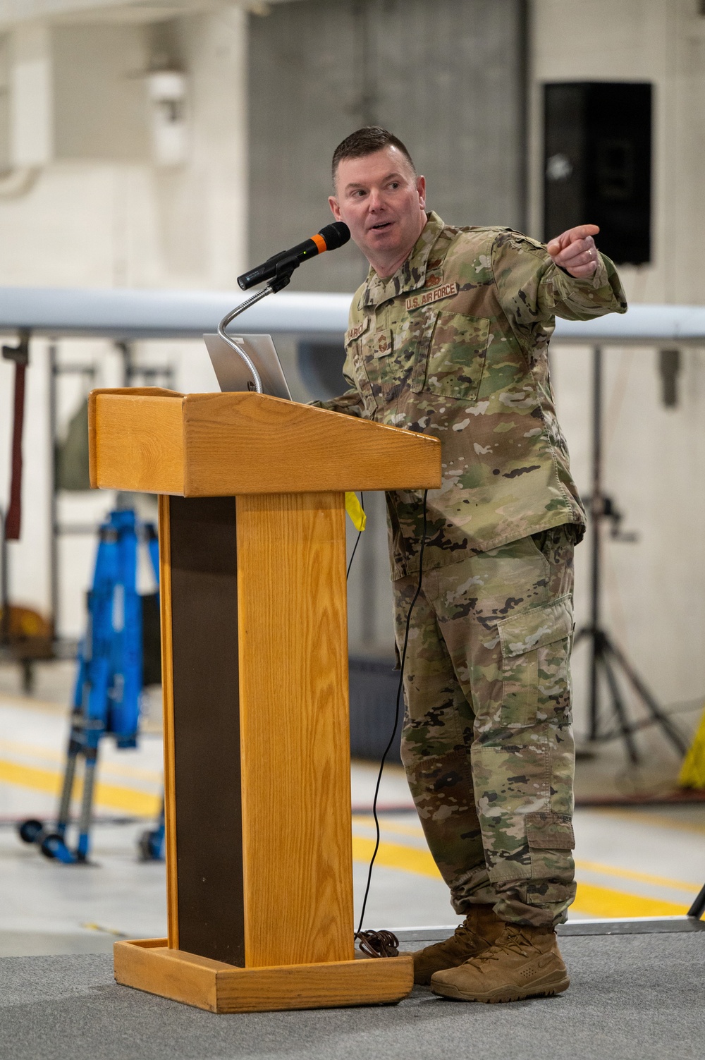 Incoming command chief addresses 174th Attack Wing