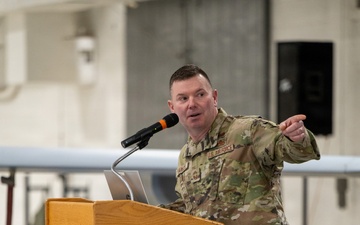Incoming command chief addresses 174th Attack Wing