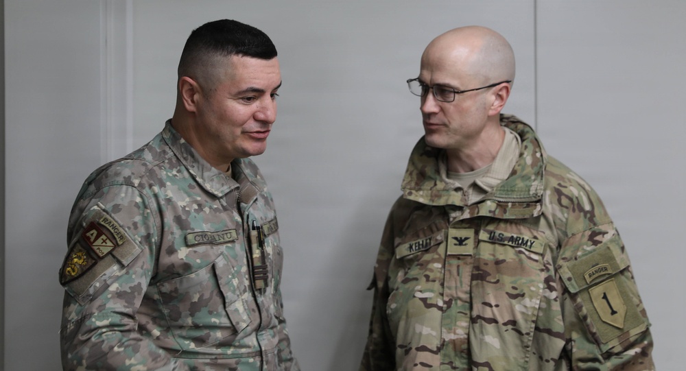 1st Infantry Division Joint Training with Romanian Land Forces
