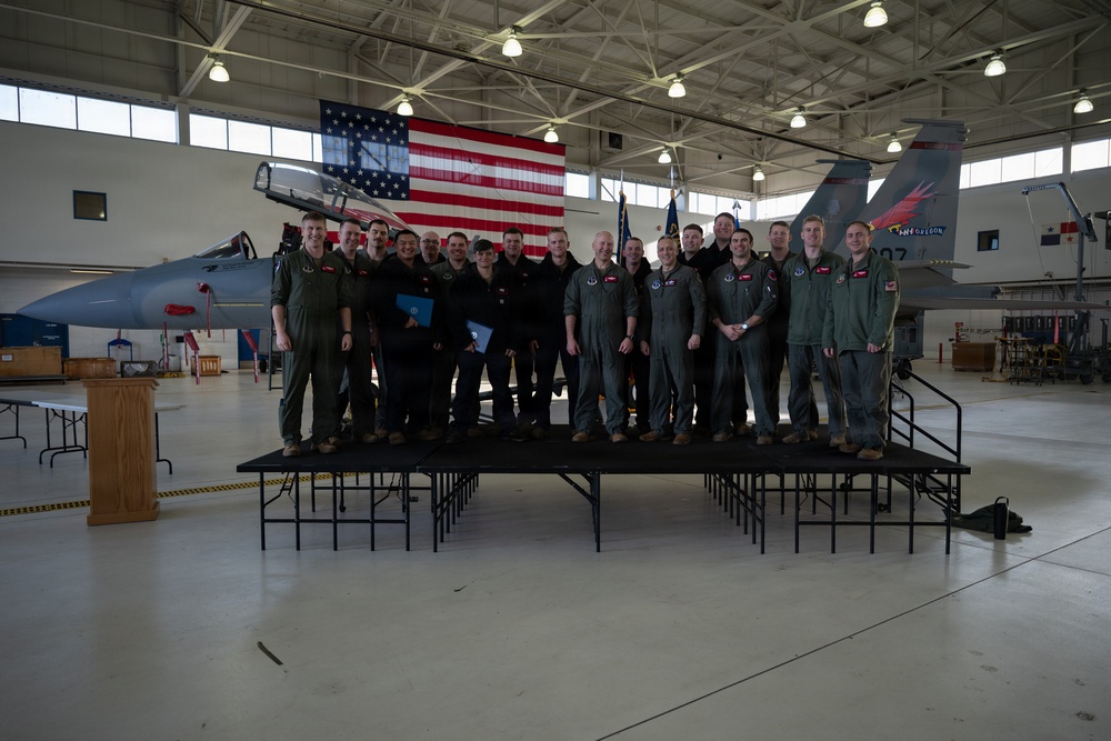 142nd AMXS holds first-ever Dedicated Crew Chief Appointment Ceremony DCC