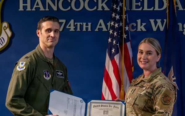 174th Attack Wing Airman promoted to captain