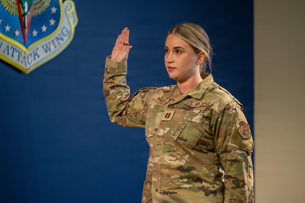174th Attack Wing Airman promoted to captain