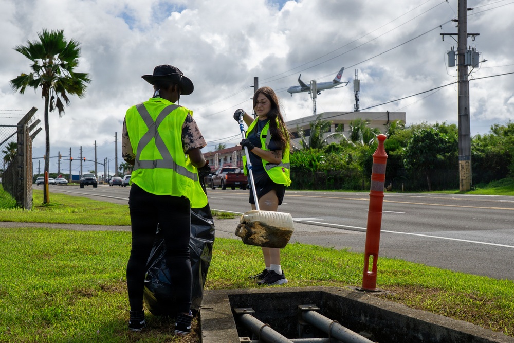 Marine Corps monument revitalization, and village beautification – Marines complete first community relations (COMREL) event of the year.