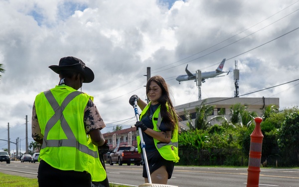 Marine Corps monument revitalization, and village beautification – Marines complete first community relations (COMREL) event of the year.