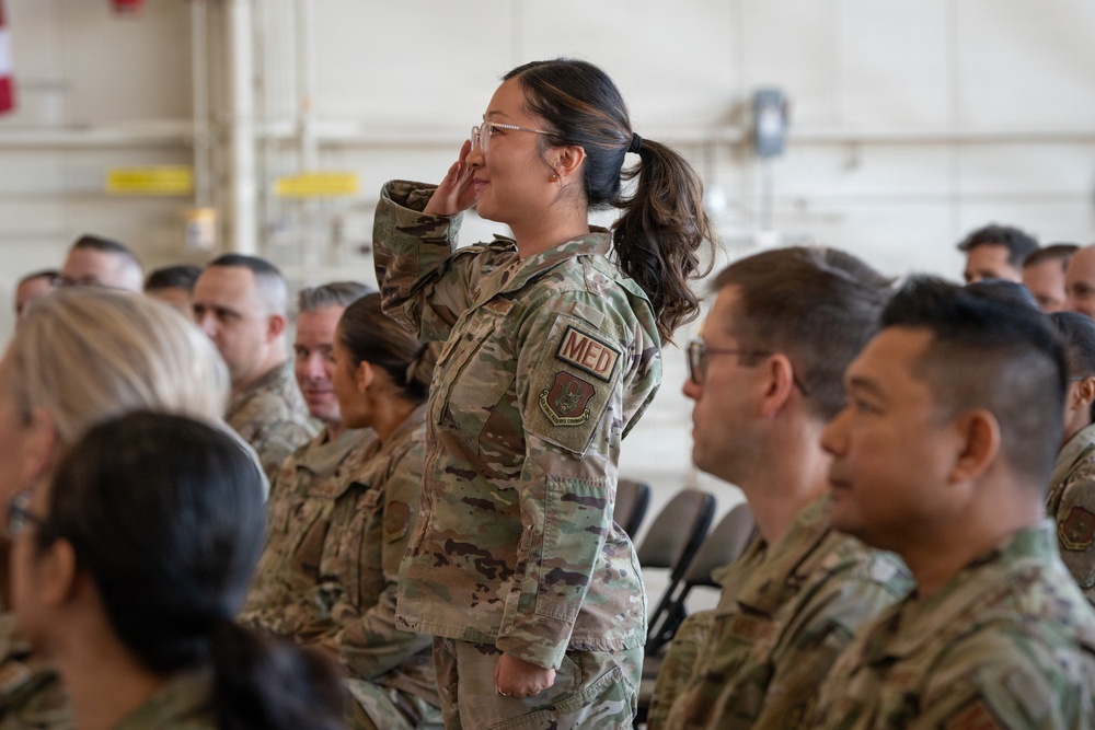 944th Fighter Wing Medical Squadron Honors Outgoing Commander, Welcomes New Leadership