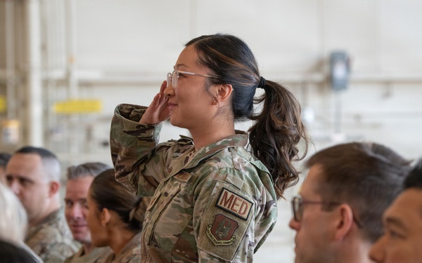 944th Fighter Wing Medical Squadron Honors Outgoing Commander, Welcomes New Leadership