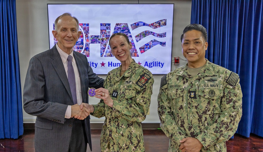 DHA Acting Director Visits U.S. Naval Hospital Yokosuka