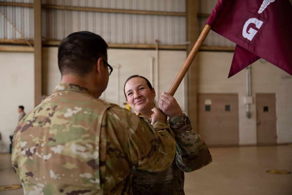 Aloha New Commander of Det 1, G Co, 3-126th