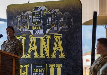 Aloha New Commander of Det 1, G Co, 3-126th