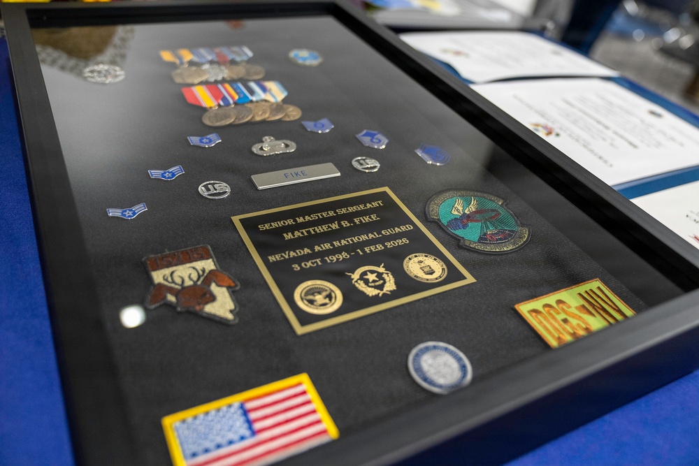 Senior Master Sgt. Matthew Fike retires after 28 years of service