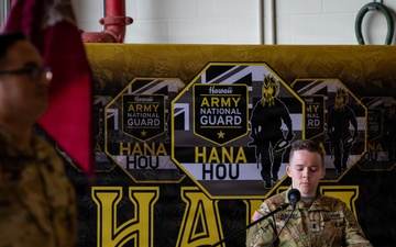 Aloha New Commander of Det 1, G Co, 3-126th