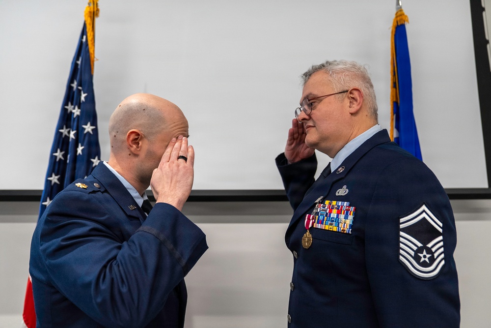 Senior Master Sgt. Matthew Fike retires after 28 years of service