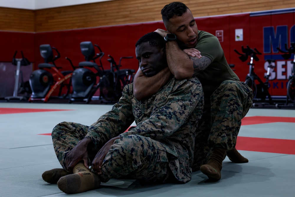 III Marine Expeditionary Force Support Battalion conducts Marine Corps Martial Arts Program training