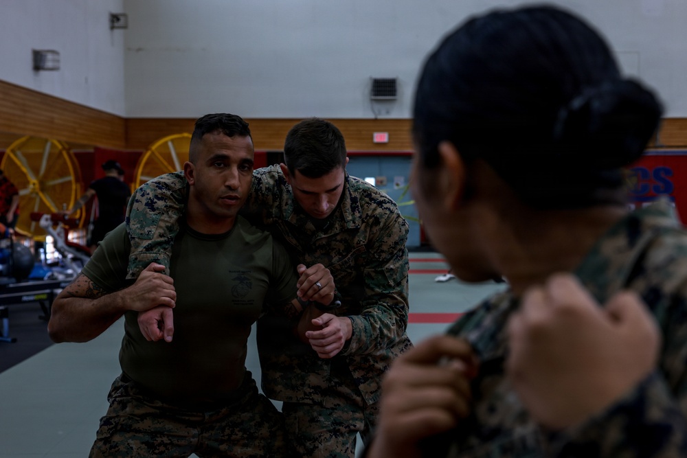 III Marine Expeditionary Force Support Battalion conducts Marine Corps Martial Arts Program training