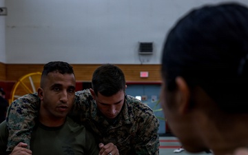III Marine Expeditionary Force Support Battalion conducts Marine Corps Martial Arts Program training
