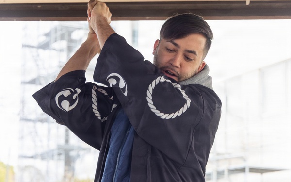 USNMRTC Yokosuka Mochi Pounding Event