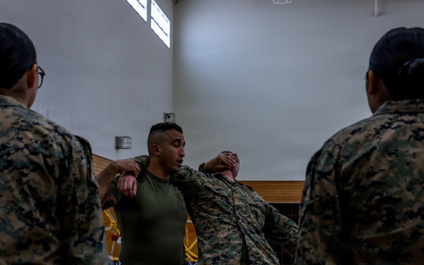 III Marine Expeditionary Force Support Battalion conducts Marine Corps Martial Arts Program training