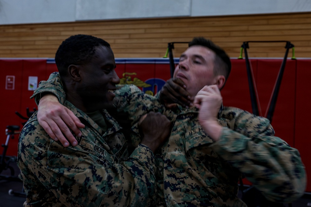 III Marine Expeditionary Force Support Battalion conducts Marine Corps Martial Arts Program training