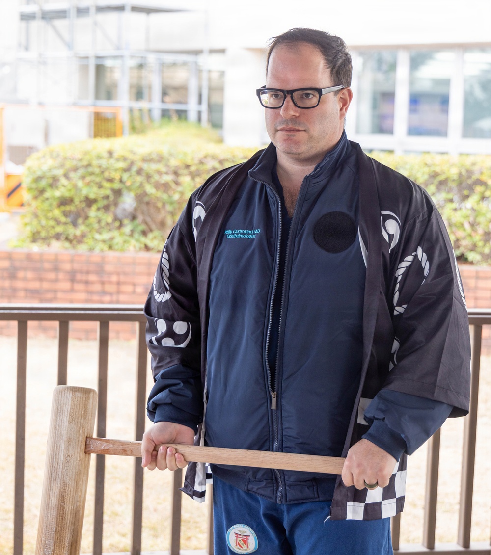 USNMRTC Yokosuka Mochi Pounding Event