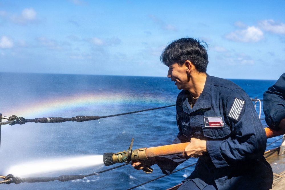 USS San Antonio (LPD 17) Conducts General Quarters