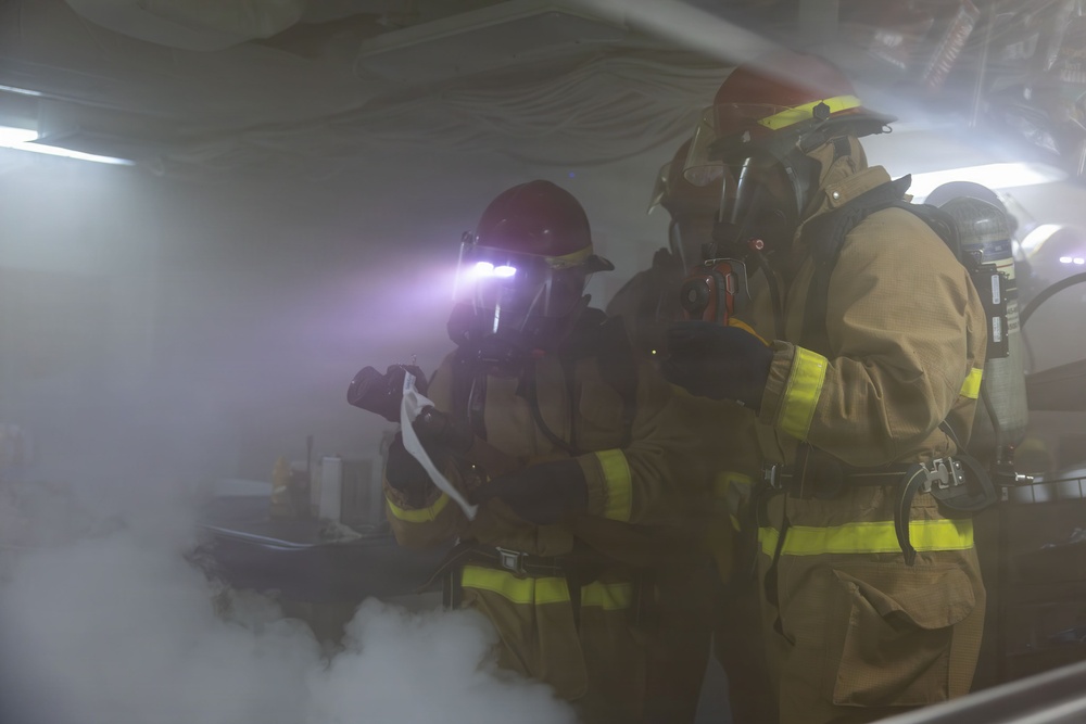 USS San Antonio (LPD 17) Conduct General Quarters