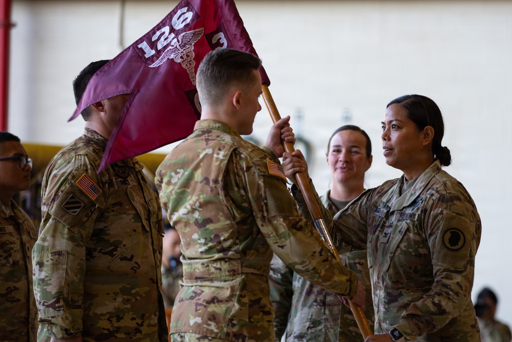 Aloha New Commander of Det 1, G Co, 3-126th