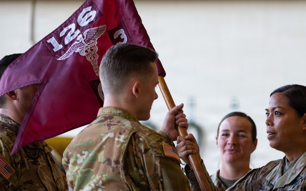 Aloha New Commander of Det 1, G Co, 3-126th