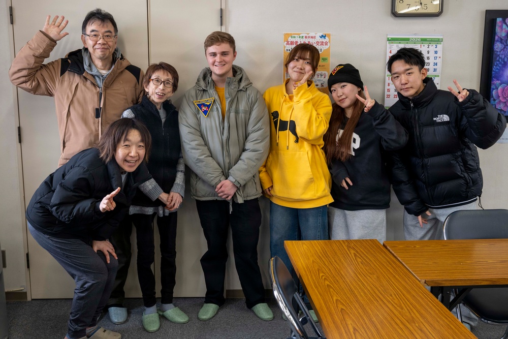 NAF Misawa Sailor Shares Cultural Exchange During Sapporo Snow Festival