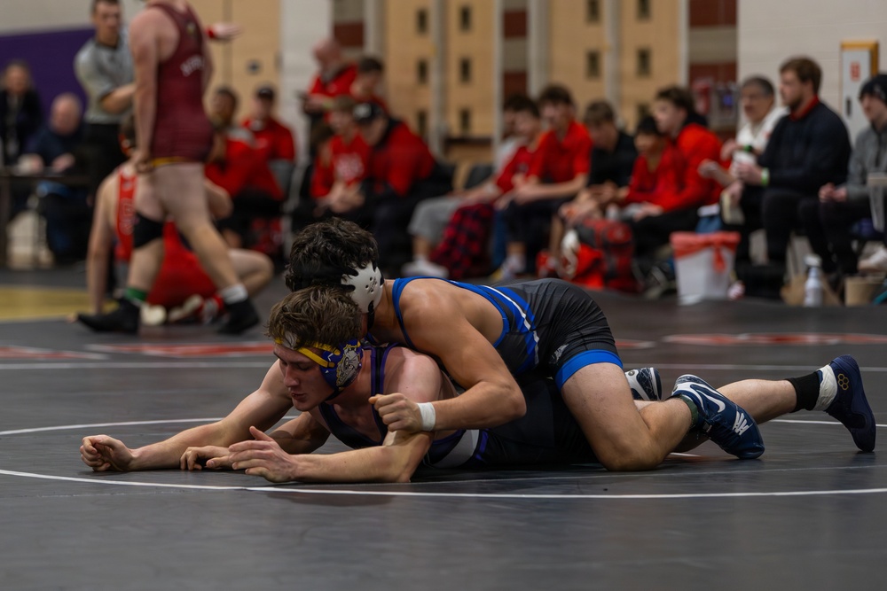 U.S. Marines Attend Washington 3A Dual State Championship